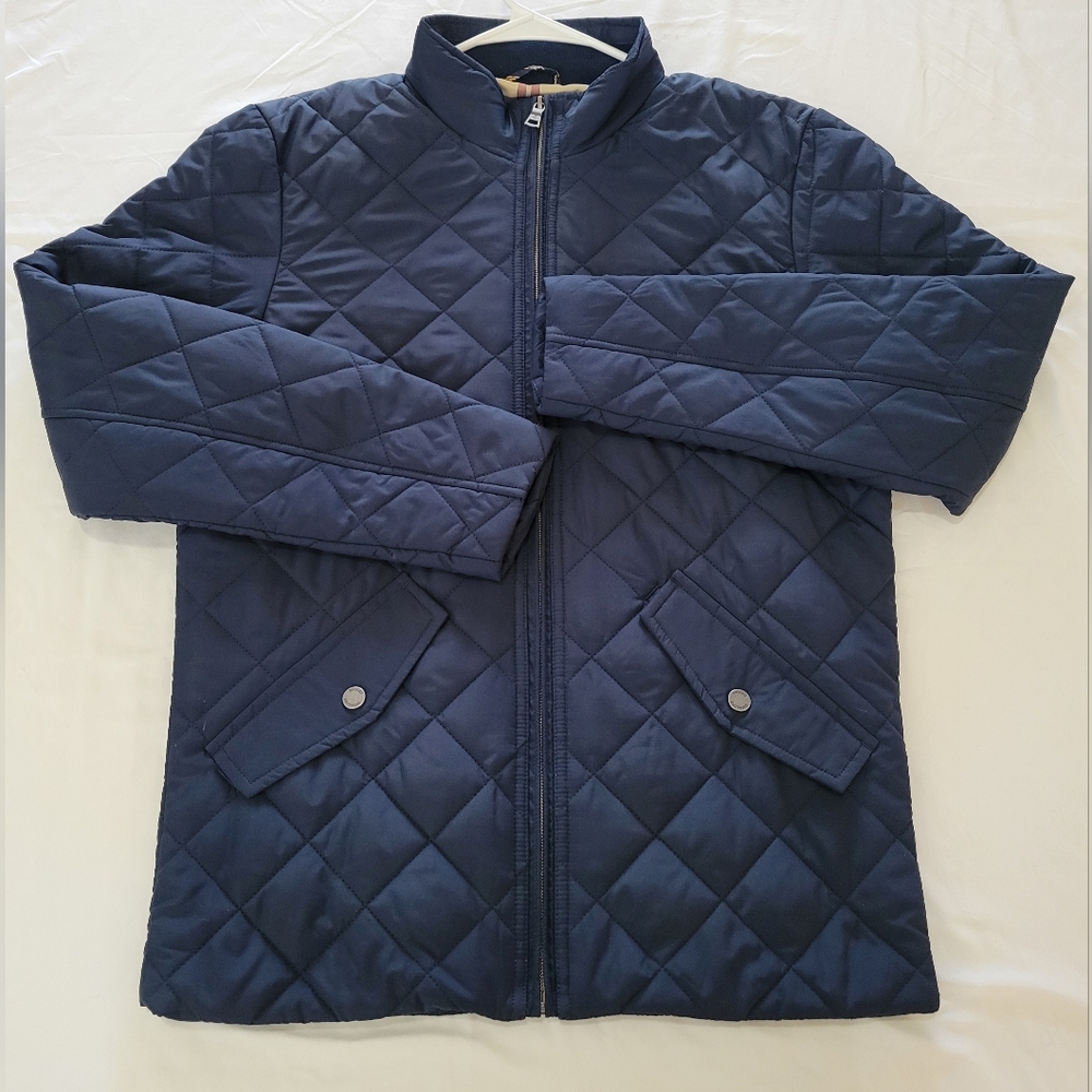 Brooks Brothers Navy Quilted Jacket
